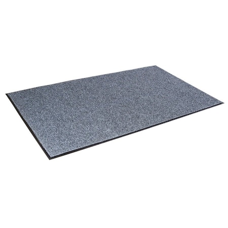 Crown Matting Technologies Scraper/Wiper Mat, Polypropylene fiber, 1/2" Thick, Blue/Gray, 6' W x 10' L MN 0610BY